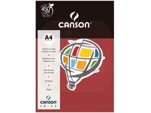 Papel Canson A4 180g Granate