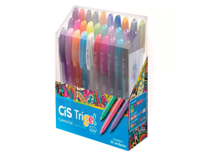 Caneta Trigel Estojo C/30 Cores
