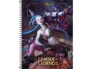 Caderno 1 Matérias League of Legends - Tilibra